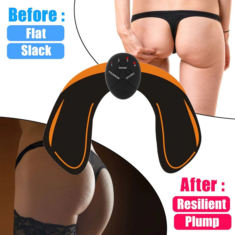 EMS Abdominal Muscle Toning Trainer ABS Hips Stimulator Toner Fitness Binder Gym