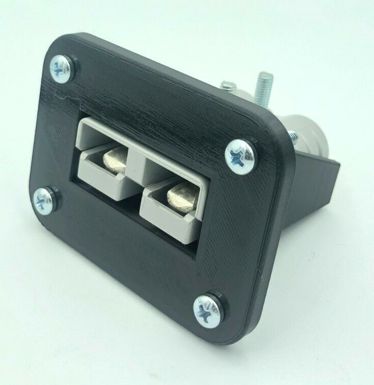 120 Amp Anderson plug Flush Cover Mount Bracket Holder Inc x1 Genuine