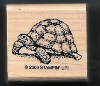 TURTLE TORTOISE Southwest Landscape WILDLIFE RESERVE Stampin' Up! RUBBER STAMP