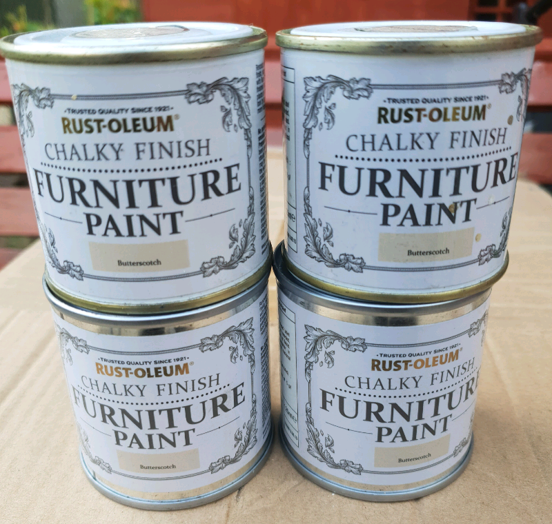 RustOleum Chalky finish furniture paint Butterscotch in Southgate