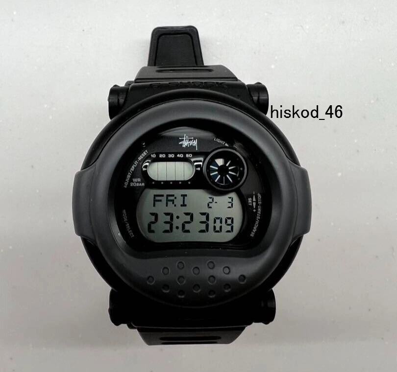 G-SHOCK × STUSSY wrist Watch Jason G-001ST-1JR Black gray G-SHOCK × STUSSY wrist Watch Jason G-001ST-1JR Black gray
