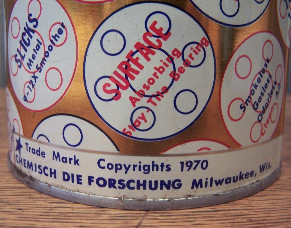 1970s Original LifeTime Early Synthetic Motor Oil/Full Vtg Quart Can/Pre Amsoil