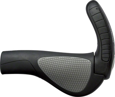 Ergon GP3 Grips - Black/Gray, Large