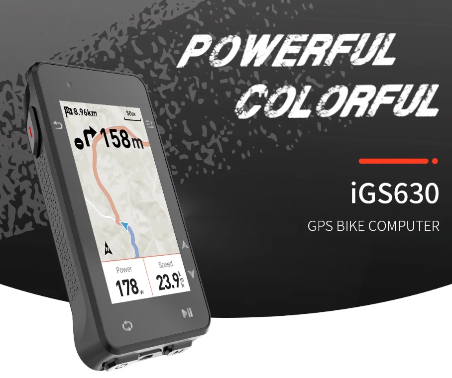 IGPSPORT iGS630 Bike Waterproof Cycling Computer GPS Unit IPX7 Smart Trainer