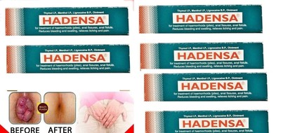 6 x 20g Hadensa Ointment piles, fissures and fistula itching & pain bleeding F/S