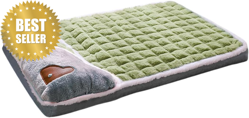 Four Seasons Washable Dog Bed 23.6X15.7In Soft Rabbit Velvet Removable Kennel Ma