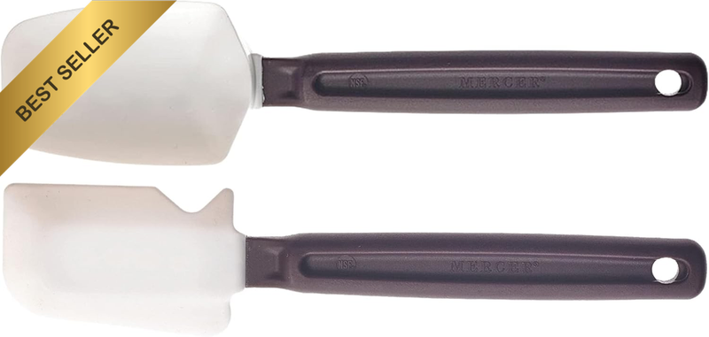 10" Heat Resistant Silicone Spatula and 10" Spoon Spatula - 2 Pack