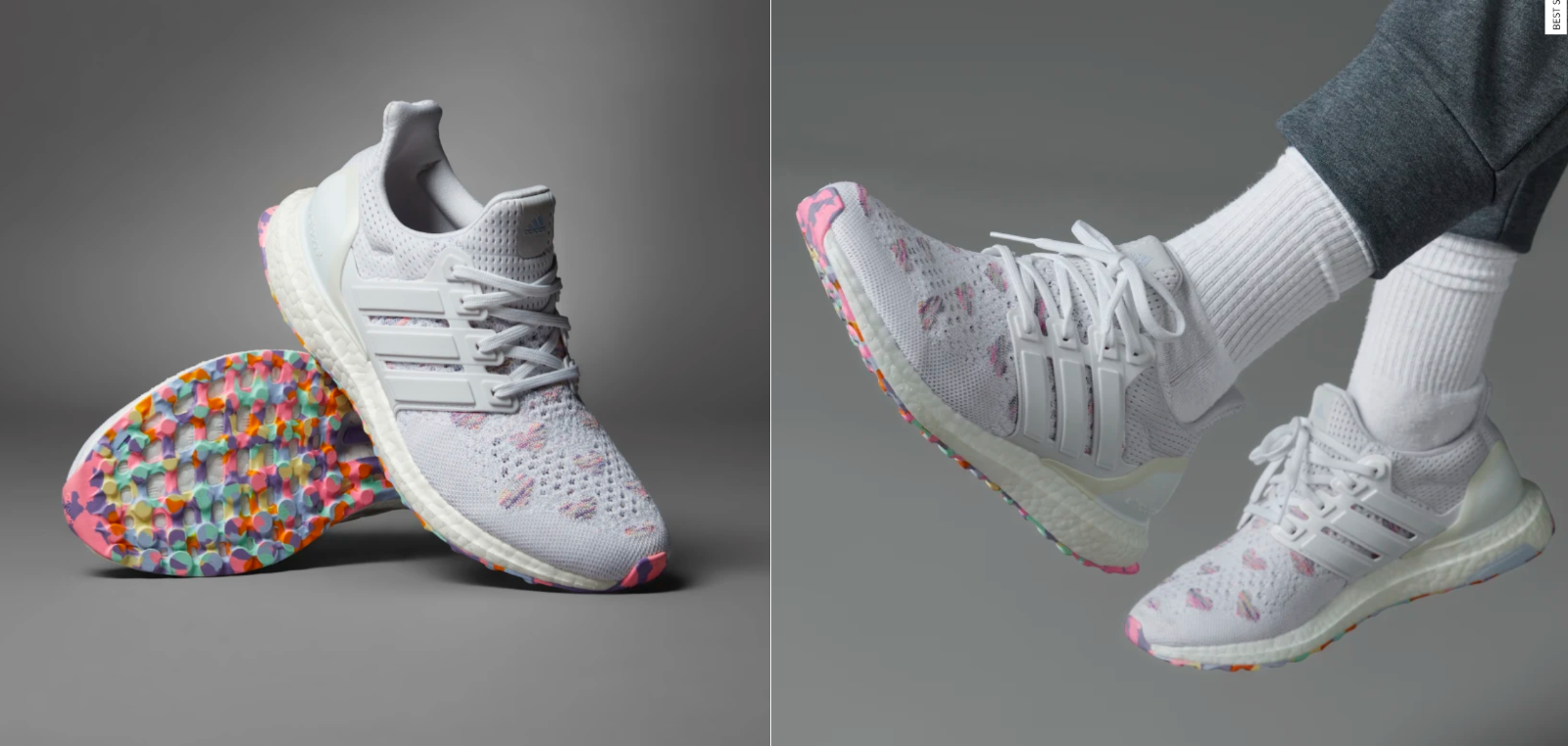 Pre-owned Adidas Originals Adidas Women's Ultraboost 1.0 Valentines Heart Love Shoes Sneakers Hq3857 In Multicolor