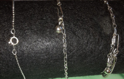 3 Silver Tone Necklaces Buyers Choice