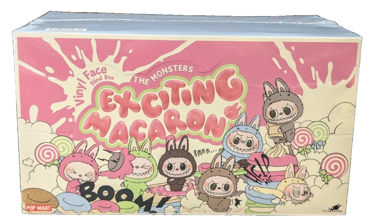 POP MART EXCITING MACARON ビニールボックス THE MONSTERS - Tasty Macarons Vinyl Face Blind Box | Blind