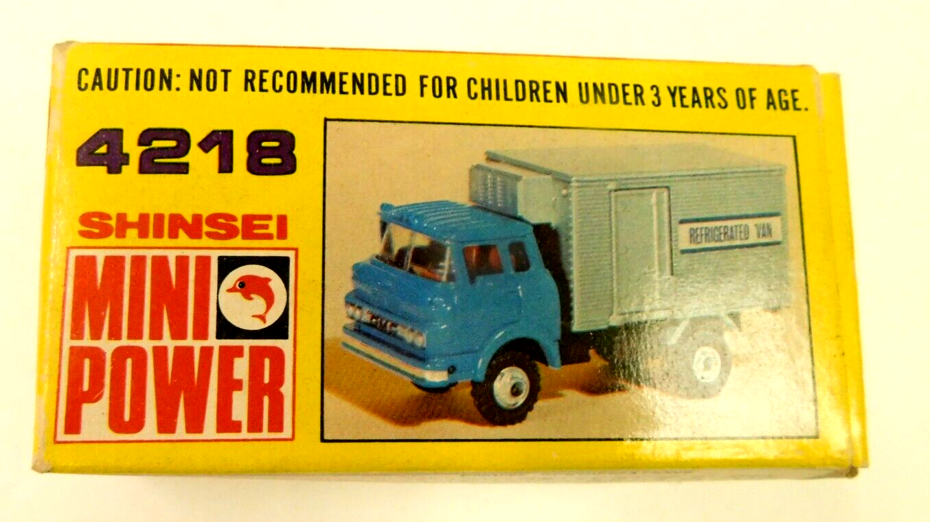 SHINSEI MINI POWER #4218 GMC REFRIGERATED VAN, NEVER OPENED SHINSEI MINI POWER #4218 GMC REFRIGERATED VAN, NEVER OPENED