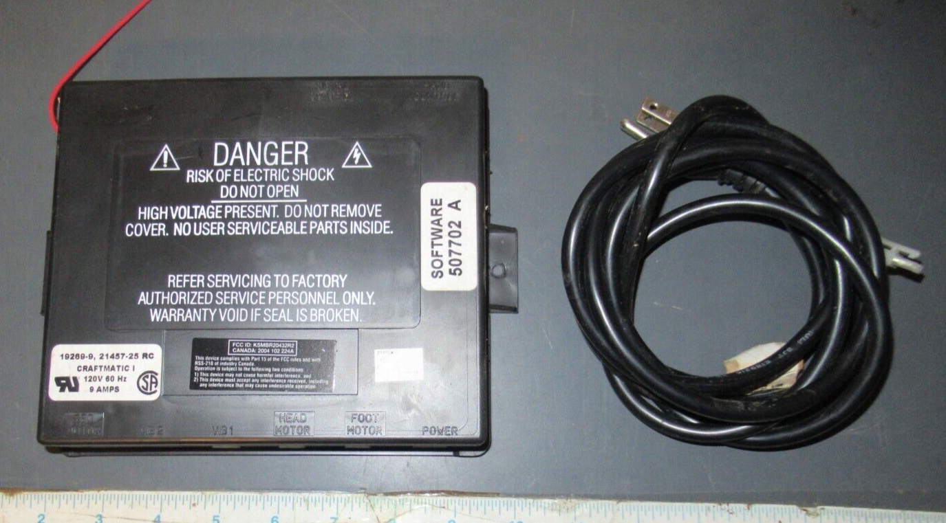 Craftmatic Classic Series Control Box Adjustable Bed Control