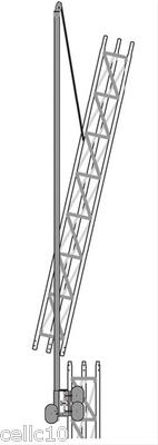 ROHN EF2545 Tower Erection Fixture System - Gin Pole for 25G 45G Tower Sections. Buy it now for 975.00