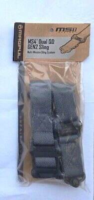 MagpulUSA MS4 MAG518 Dual Quick Detach Sling GEN 2 Single/ 2-Point Sling Gray