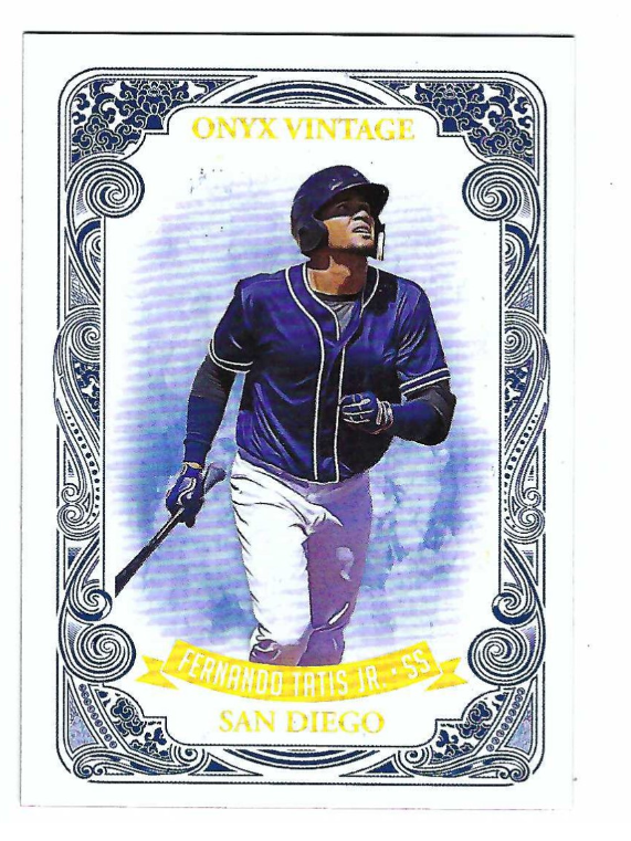 Fernando Tatis Jr Topps Allen & Ginter 183 GOLD HOT BOX PSA