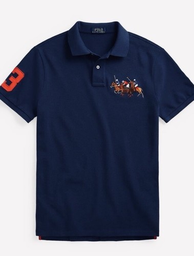トップス is-ness KNITTED BIG POLO NAVY is-ness (イズネス) KNITTED BIG POLO / ニットビッグポロ