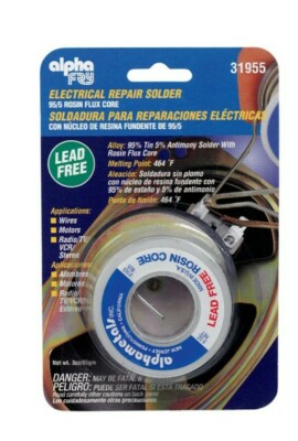 6 Cards of Alpha Metals #AM31955 3OZ .062 Electric Solder by Alpha Metals