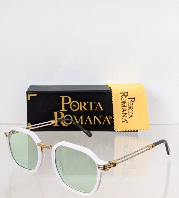 Pre-owned Porta Romana Authentic  Sunglasses Mod. 010 Col. 10a2 Vintage Frame In Green