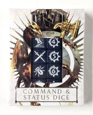 Warhammer 40k: Age of Sigmar - COMMAND & STATUS Dice Pack - Sealed New in Box