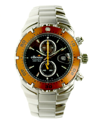 Pre-owned Ellesse Divers Watch Orange Bezel - Special Edition