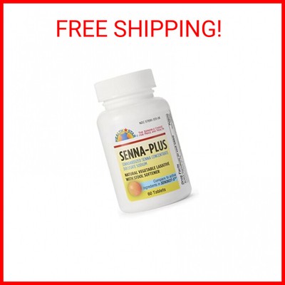 GeriCare Senna Plus Natural Vegetable Laxative with Stool Softener, Docusate Sod