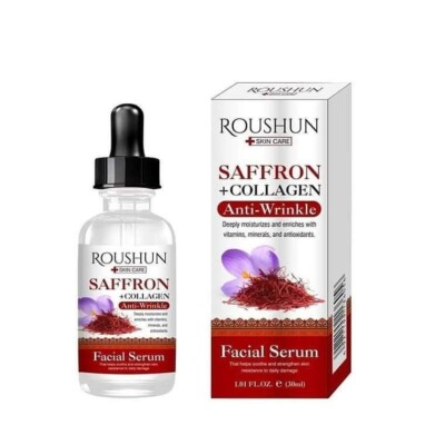 Roushun Beauty Saffron And Collagen Serum Anti-Wrinkle Deeply Moisturizes 30ml 