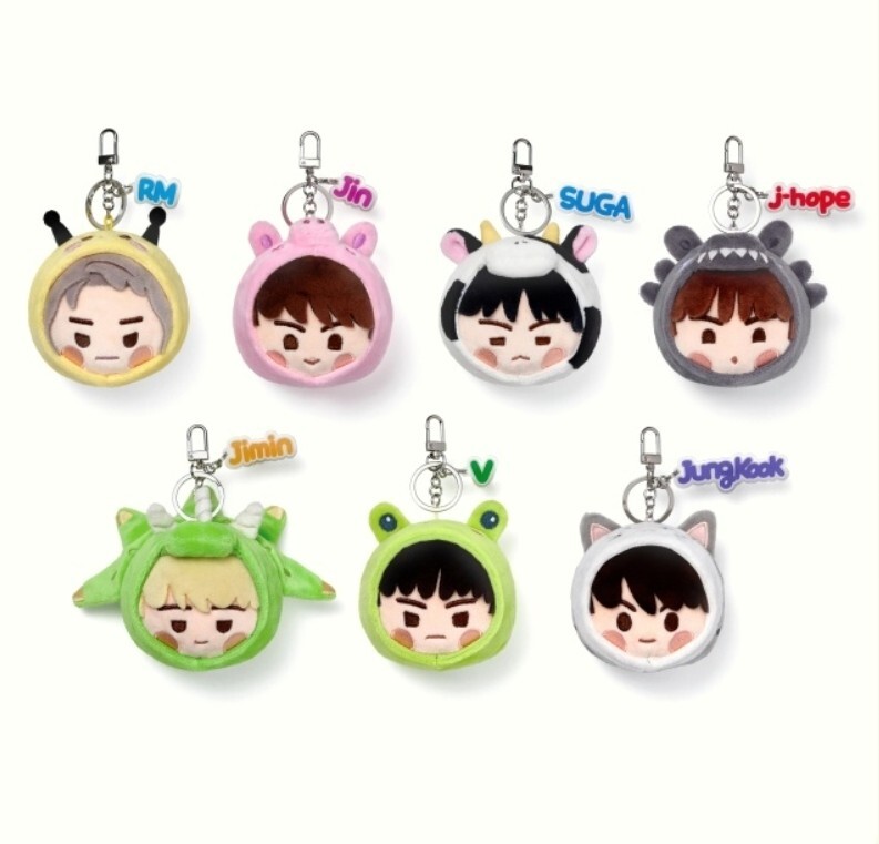 最終値下げ　BTS ジン　ポップアップ　Plush Keyring 　2個 最終値下げ BTS ジン ポップアップ Plush Keyring 2個