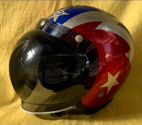 Buco ENDURO Lサイズ　EXTRABUCO 1970s Vintage Buco Enduro Metal Flake Red Motorcycle Jet