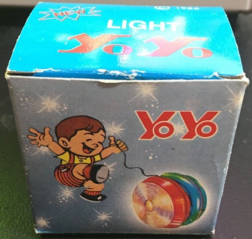 Vintage 1986 Light Yoyo With Original Box Made In Taiwan