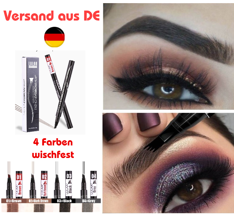 Tattoo Augenbrauen 3D Stift Microblading wasserfest 4 Farben 🔥Nimm 2 & spare!🔥