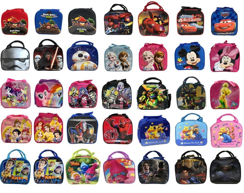 With Water Bottle And Adjustable Strap Insulated For Kids
