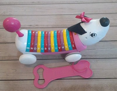 Leap Frog Alpha Pup Alphabet Learning Educational Interactive Toy Pull Pink