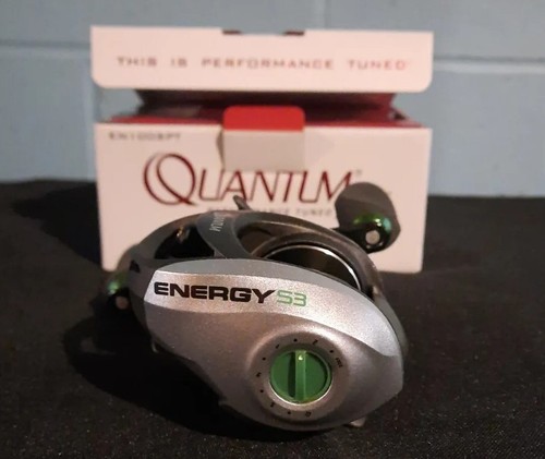 QUANTUM ENERGY BAITCAST FISHING REEL, EN100SPT 6.3:1 RIGHT H