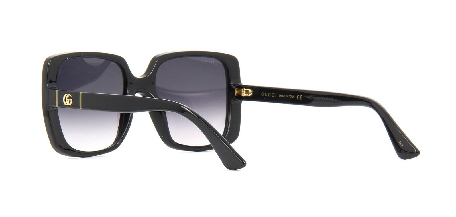 Pre-owned Gucci Gg0632s Black/grey Shaded (001 A) Sunglasses