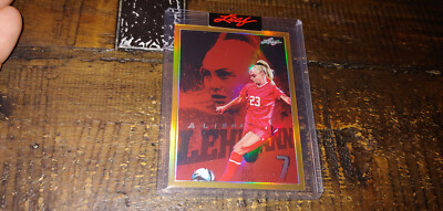 432: 2023 Leaf Metallic Imaginations # MI-7 Alisha Lehmann Gold #'ed 42/99