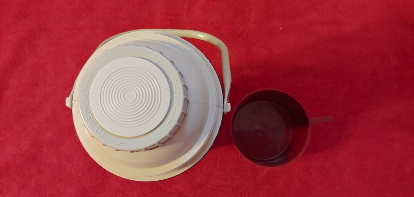 Vintage 1963 Purple & Pink Thermos King Seeley Filler 34F Stopper 722