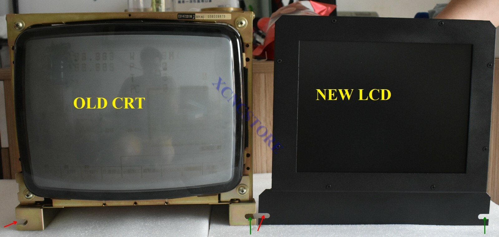 12 " DIRECT LCD REPLACEMENT MONITOR FOR Mazak 26S-14O1  PLUG AND PLAY KIT