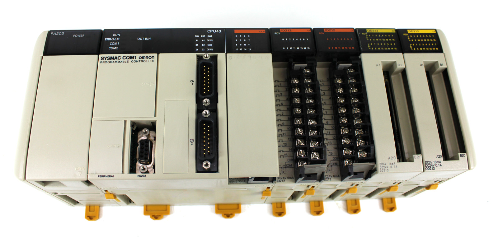 Omron SYSMAC CQM1-CPU43 Programmable Controller w/ PLC Omron SYSMAC CQM1-CPU43 Programmable Controller w/ PLC