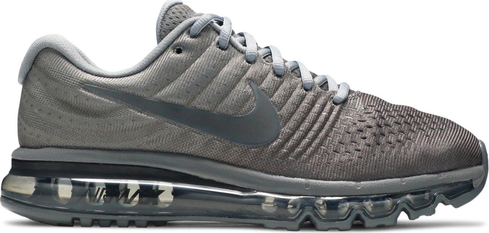 

Nike Air Max 2017 Cool Grey Антрацитово-серые кроссовки Обувь 849559-008 Мужские 8, Серый, Nike Air Max 2017