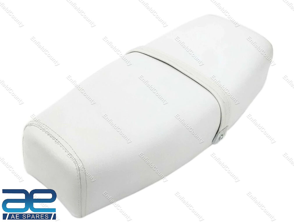Vespa Single Seat Saddle Unit White PX LML PE T5 Star LML 4 Stroke Scooter 