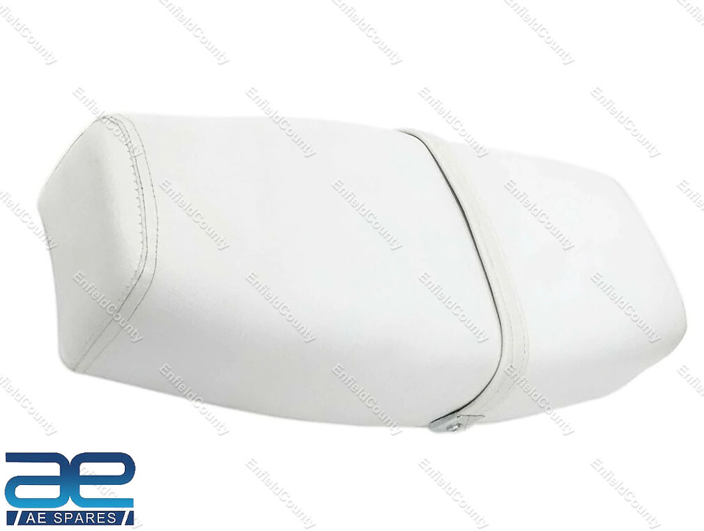Vespa Single Seat Saddle Unit White PX LML PE T5 Star LML 4 Stroke Scooter 