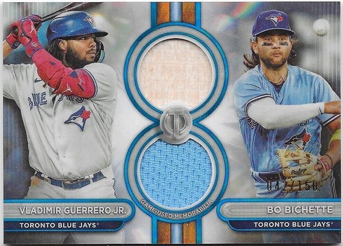 2024 Topps Tribute - Bo Bichette Vladimir Guerrero Jr. #DR2-GB