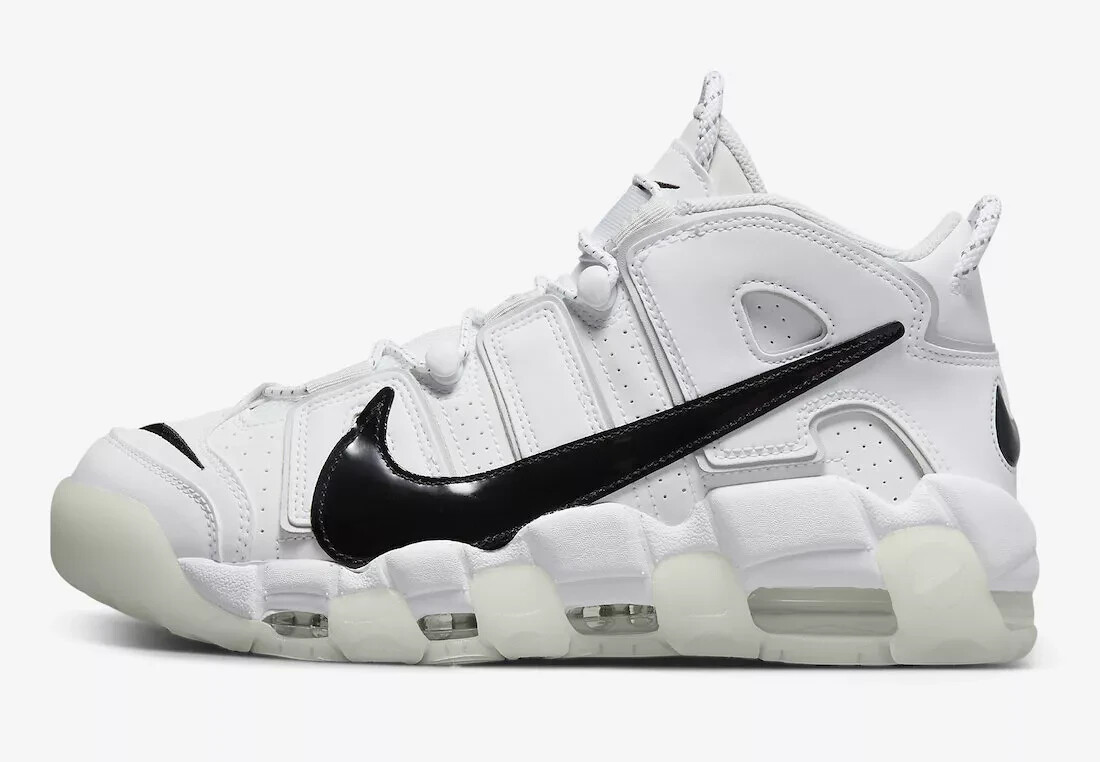 Nike Air More Uptempo 96 Copy Paste Белый Черный Photon Dust DQ5014-100 Мужские