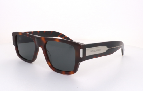 Pre-owned Saint Laurent Yves  Sl-659-002 Havana Sunglasses In Black