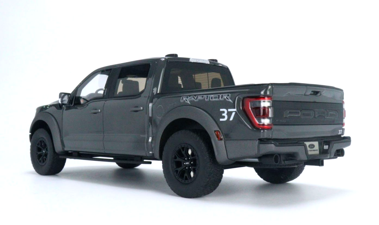 1/18 Ford F-150 Raptor Pick Up 2022 Grey Resin by GT Spirit US051 US Exclusive - Picture 3 of 9