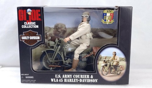 ミリタリー GI JOE U.S. ARMY COURIER HARLEY DAVIDSON G.I. Joe U.S. Army Courier and WLA 45 Harley-Davidson | eBay
