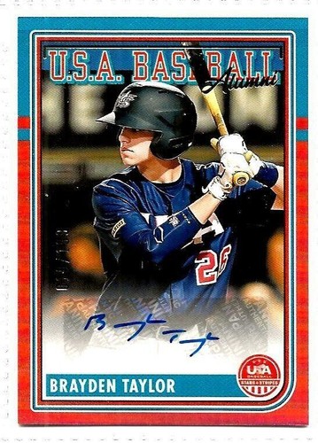 2024 Panini Stars and Stripes - Brayden Taylor #ASM-BT