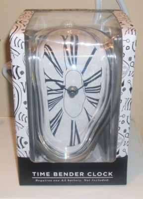 Earthbound Time Bender Clock Novel Surreal Melting Distorted Style Wall Watch