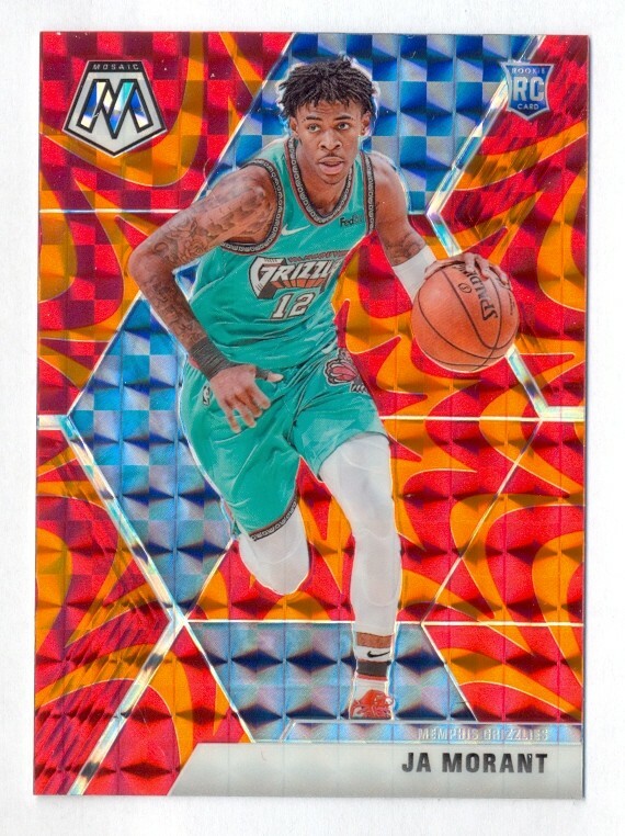 その他 2019 PANINI INSTANT ORANGE JA MORANT RC JA MORANT 2019-20 PANINI MOSAIC #219 REACTIVE ORANGE PRIZM