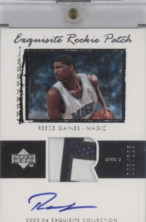 2003-04 Upper Deck Exquisite Collection - Reece Gaines #67